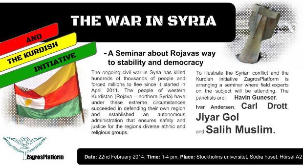 The war in Syria and the Kurdish initiative - ZagrosPlatform Event