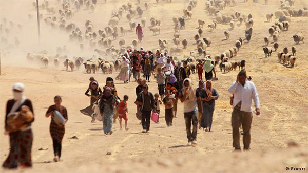 Ezidi people are moving to Shengal Mountain