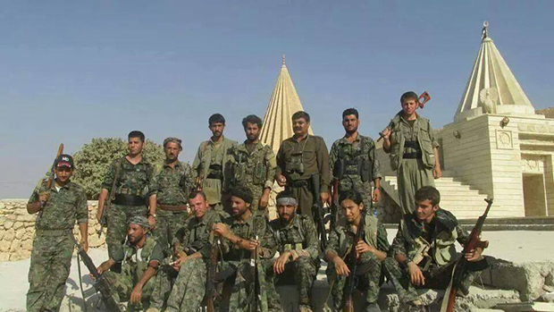 HPG and YPG fighters in Lalesh