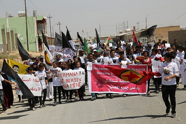 1st anniversary of genocide against Êzîdîs in Şengal