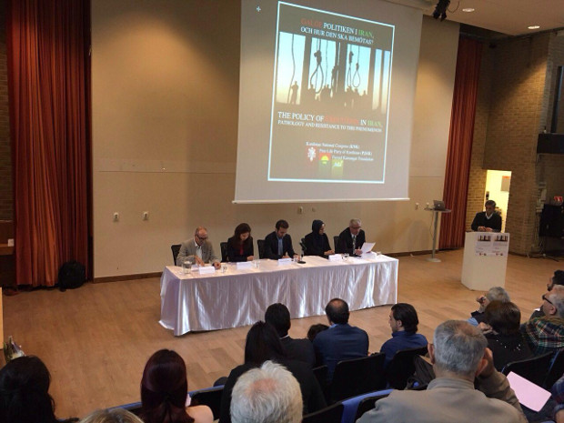 A conference on “The policy of execution in Iran” held in Sweden