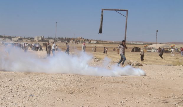 Turkish military is attacking civilians in Kobane