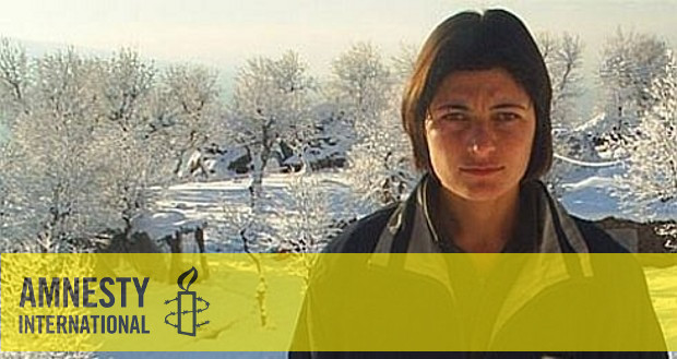 Zeyneb Celaliyan - Amnesty International Logo