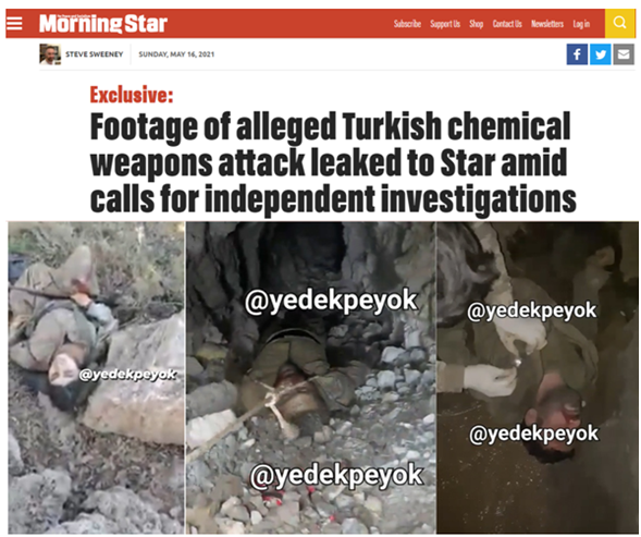 The chemical and phosphor weapon user (the Turkish regime) is the vital partner for the UK and a long-term NATO ally against Kurds and Kurdistan!