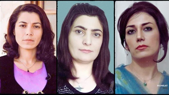 Zeynab Jalalian, Varisheh Moradi, and Pakhshan Azizi